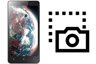 Captura de pantalla en Lenovo S860