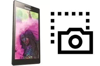 Captura de pantalla en Lenovo Tab 2 A7-10