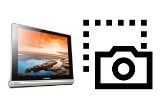 Captura de pantalla en Lenovo Yoga Tablet 10