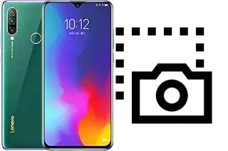 Captura de pantalla en Lenovo K10 Note