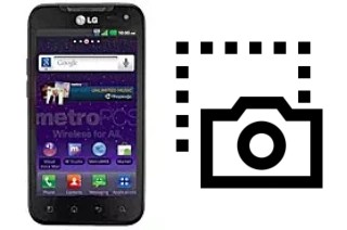 Captura de pantalla en LG Connect 4G MS840