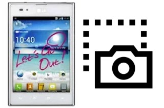 Captura de pantalla en LG Optimus Vu P895