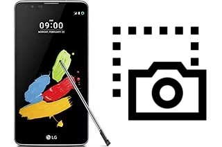 Captura de pantalla en LG Stylus 2