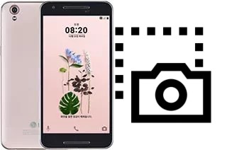 Captura de pantalla en LG U