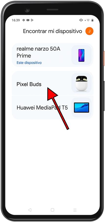 Encontrar Pixel Buds A-Series