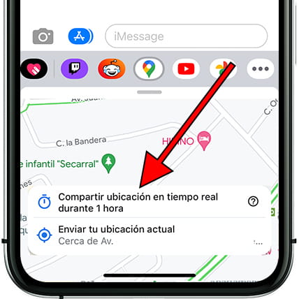 Compartir ubicación iOS