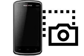 Captura de pantalla en Maximus MAX 905