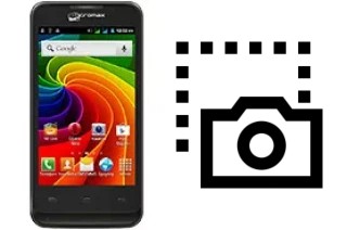 Captura de pantalla en Micromax A36 Bolt