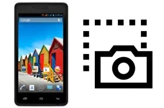 Captura de pantalla en Micromax A76