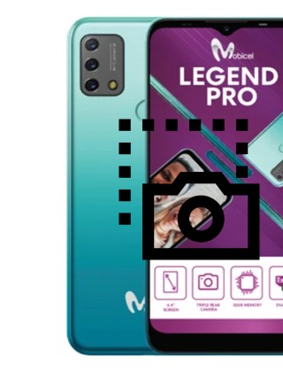 Captura de pantalla en Mobicel Legend Pro