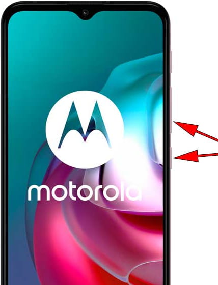 Captura de pantalla en Motorola Moto G30