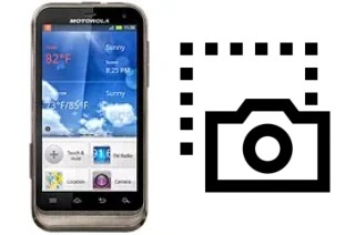 Captura de pantalla en Motorola DEFY XT