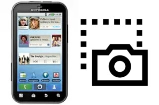 Captura de pantalla en Motorola DEFY