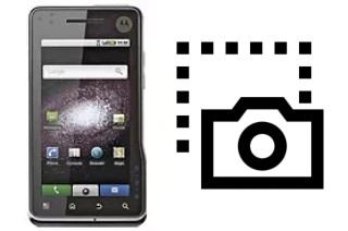 Captura de pantalla en Motorola MILESTONE XT720