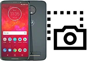 Captura de pantalla en Motorola Moto Z3 Play