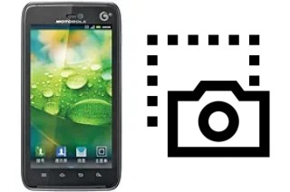 Captura de pantalla en Motorola MT917