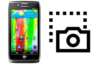 Captura de pantalla en Motorola RAZR V MT887