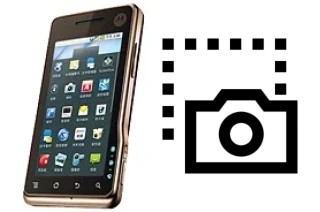Captura de pantalla en Motorola XT720 MOTOROI