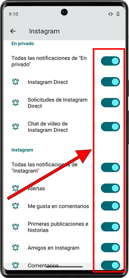 Gestionar notificaciones de aplicación Android