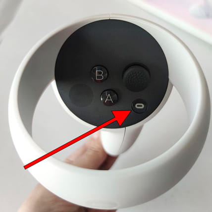 Botón Oculus mando derecho