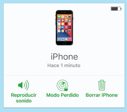 Opciones buscar Apple