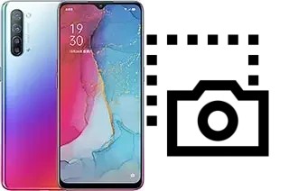 Captura de pantalla en Oppo Reno3