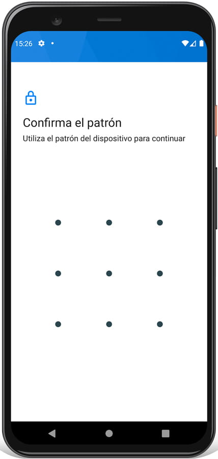 Patrón de desbloqueo Android