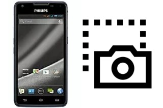 Captura de pantalla en Philips W6610