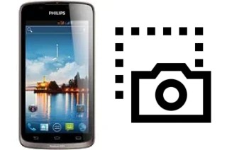 Captura de pantalla en Philips W832
