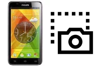 Captura de pantalla en Philips W8355