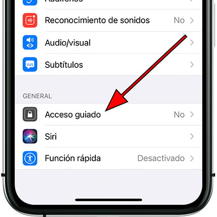 Ajustes accesibilidad iOS