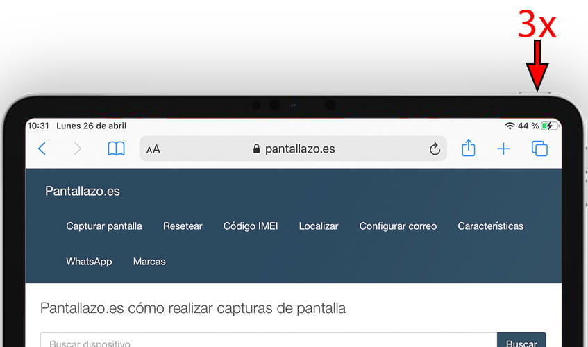 Iniciar acceso guiado