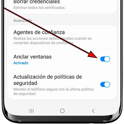 Fijar pantalla Samsung