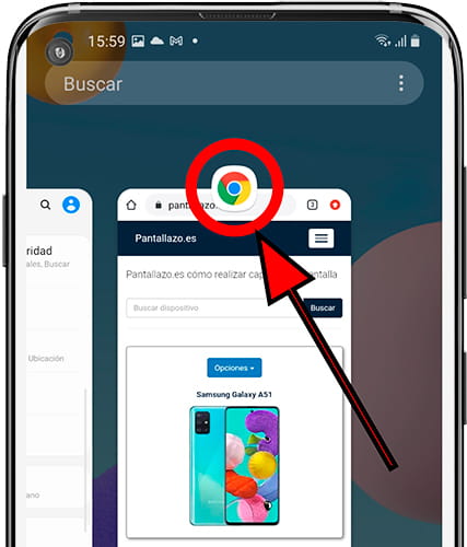 Aplicaciones recientes Samsung