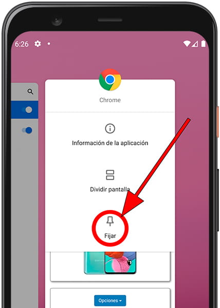 Fijar app Android
