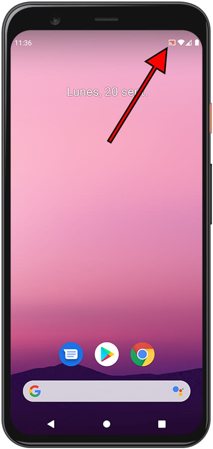 Detener grabación de pantalla Cosmos V8 Lite