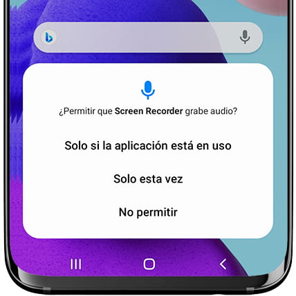 Permitir que captura grabe audio