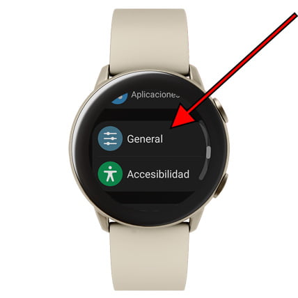 Ajustes generales Galaxy Watch