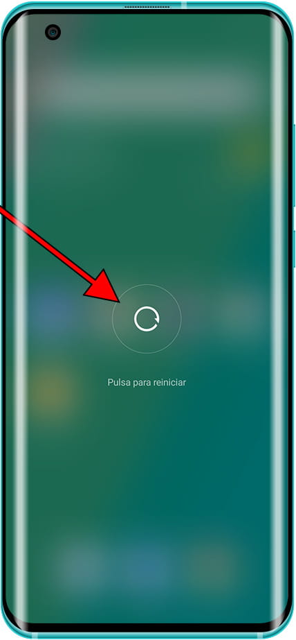 Pantalla reiniciar Android