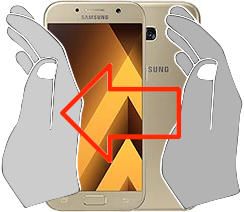 Captura de pantalla en Samsung Galaxy A5 (2017)