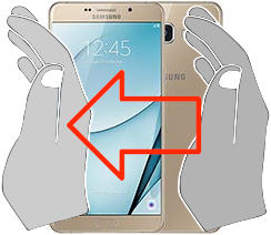 Captura de pantalla en Samsung Galaxy A9 (2016)