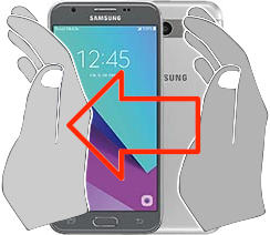 Captura de pantalla en Samsung Galaxy J3 Emerge