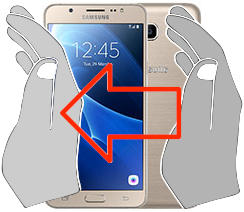 Captura de pantalla en  Samsung Galaxy J7 (2016)