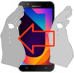 Captura de pantalla en Samsung Galaxy J7 Neo