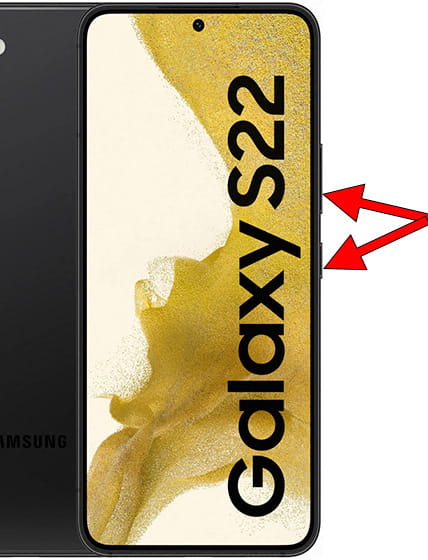 Captura de pantalla en Samsung Galaxy S22 5G