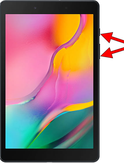 Captura de pantalla en Samsung Galaxy Tab A 8.0 (2019)