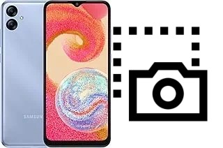 Captura de pantalla en Samsung Galaxy A04e