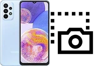 Captura de pantalla en Samsung Galaxy A23