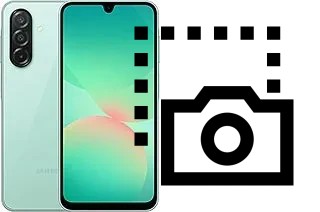 Captura de pantalla en Samsung Galaxy A26