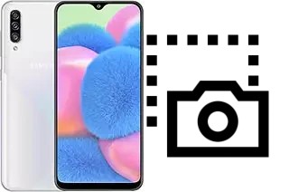 Captura de pantalla en Samsung Galaxy A30s